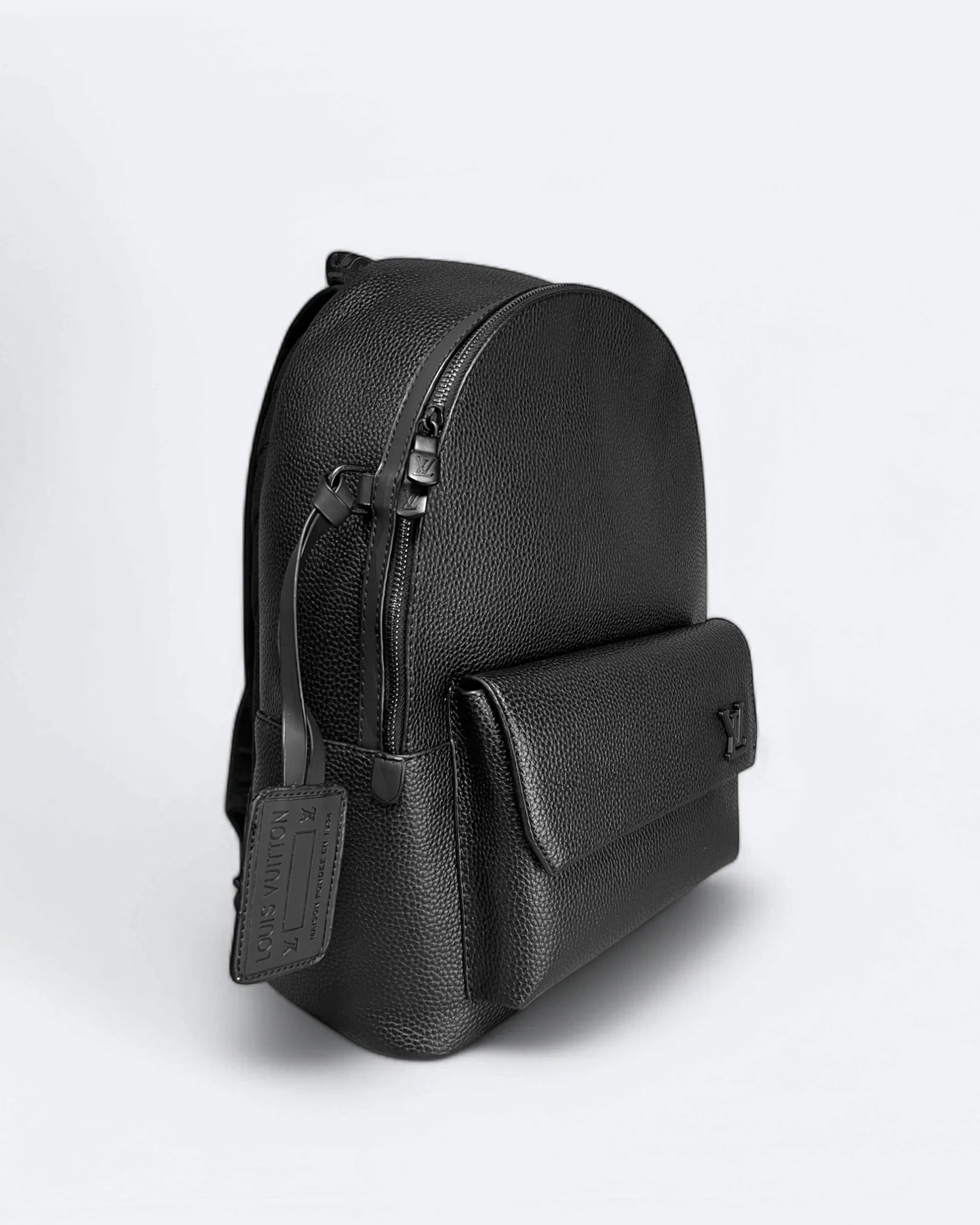 Louis Vuitton - Leather Takeoff Backpack - Black
