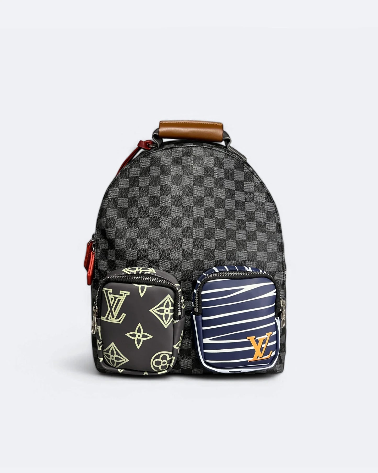 Louis Vuitton - Damier Pattern Multipocket Backpack - Black