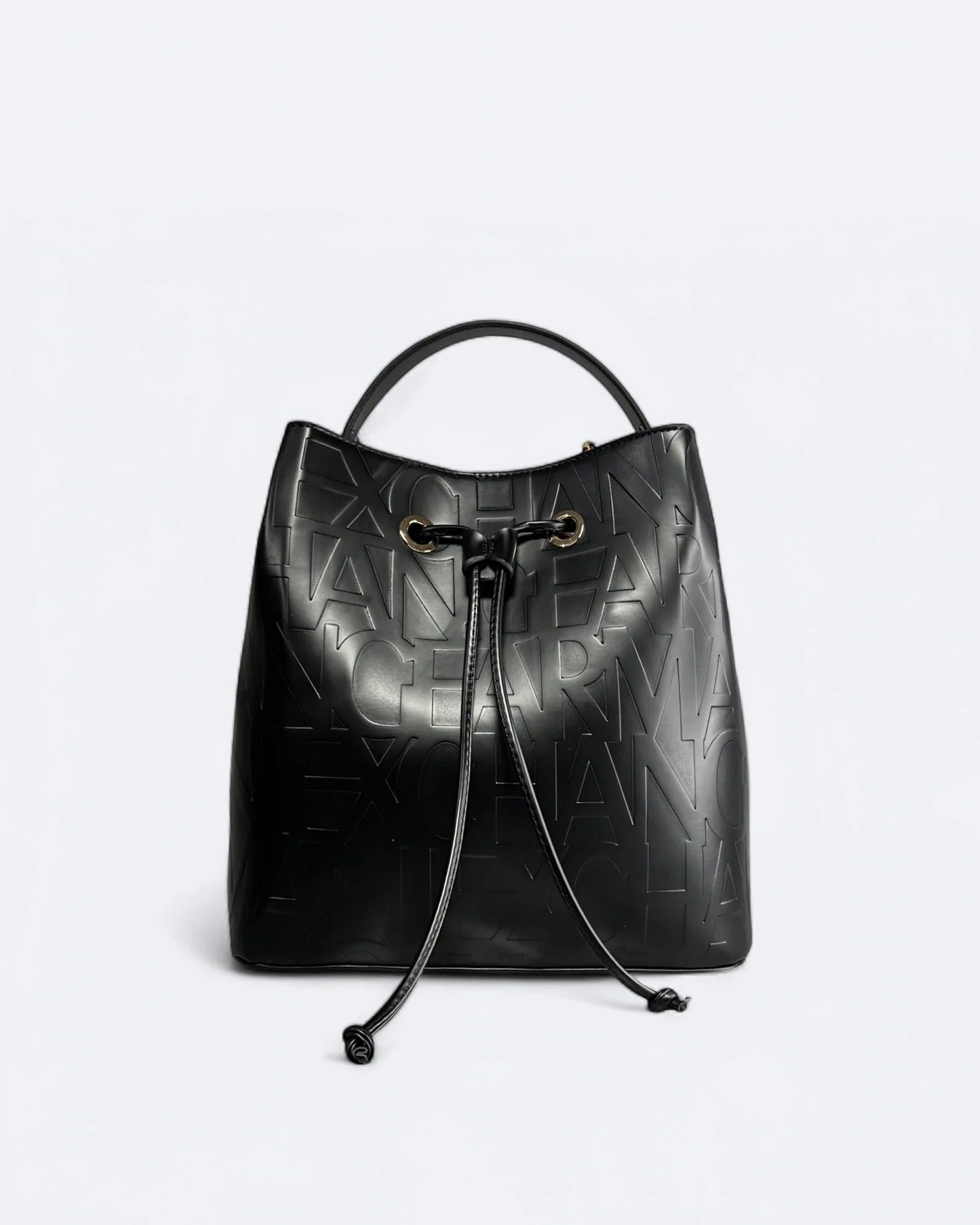 Armani Exchange - Logotype Embossed Bag - Black