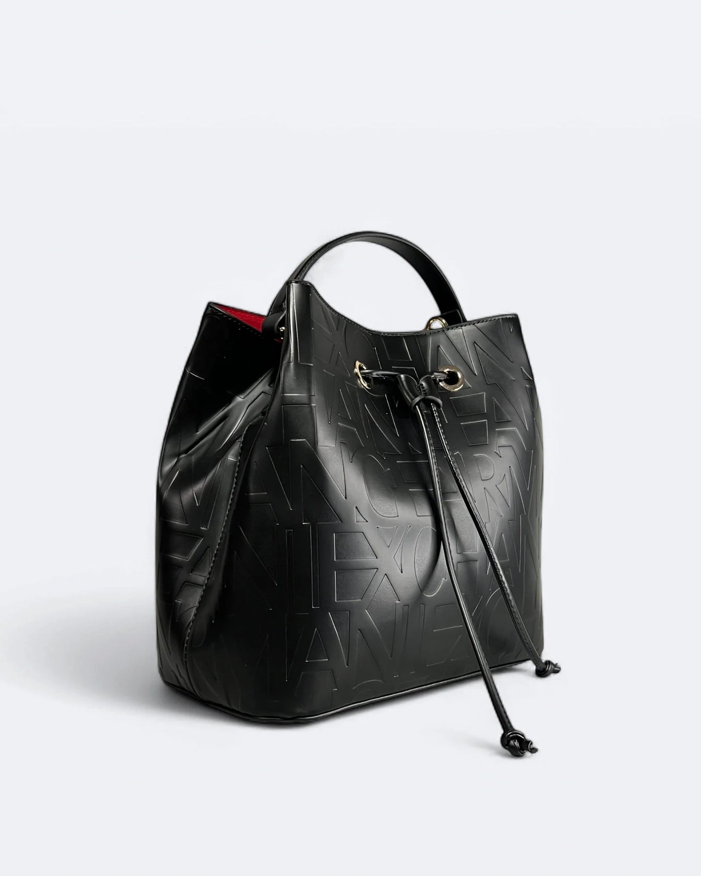 Armani Exchange - Logotype Embossed Bag - Black