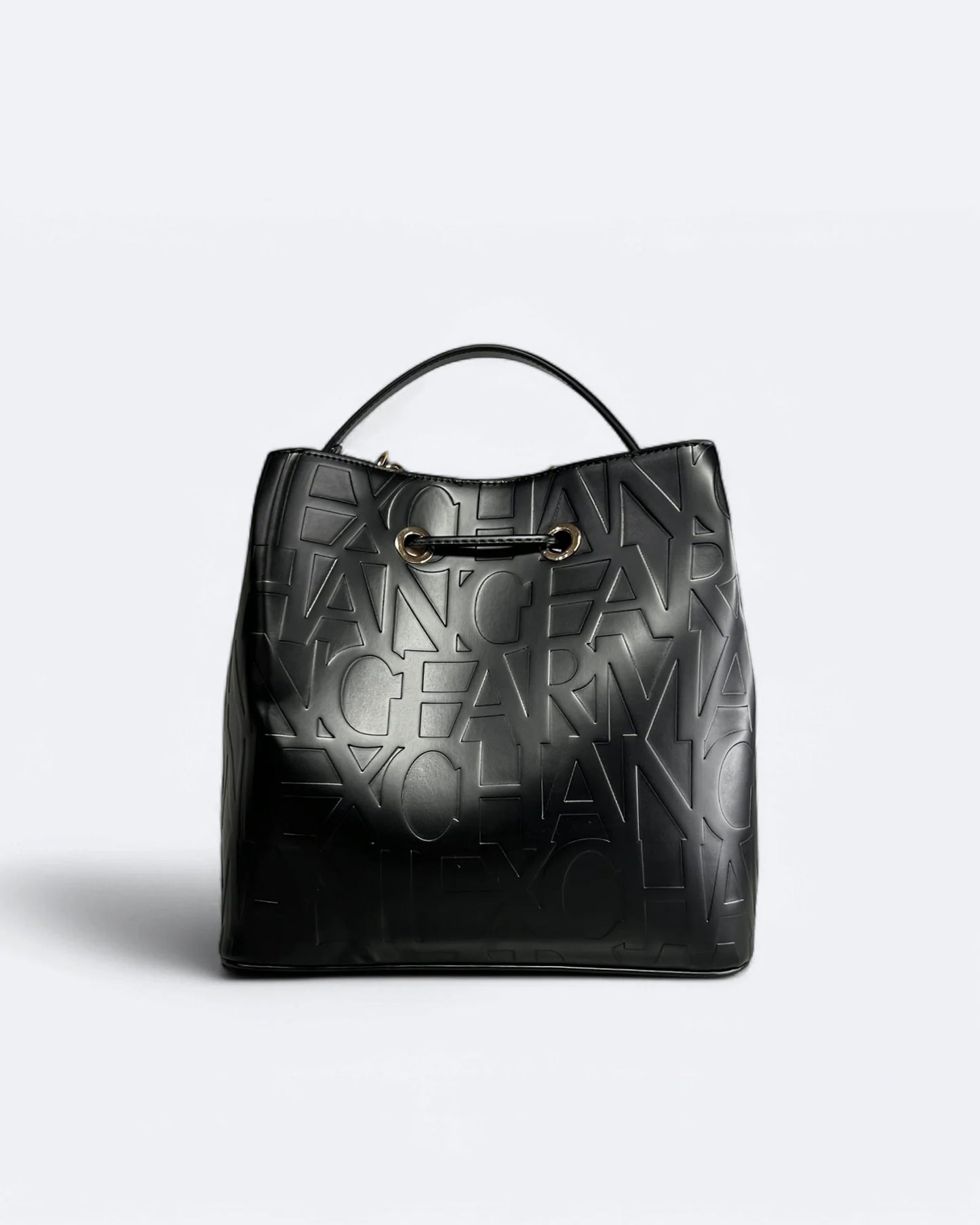 Armani Exchange - Logotype Embossed Bag - Black