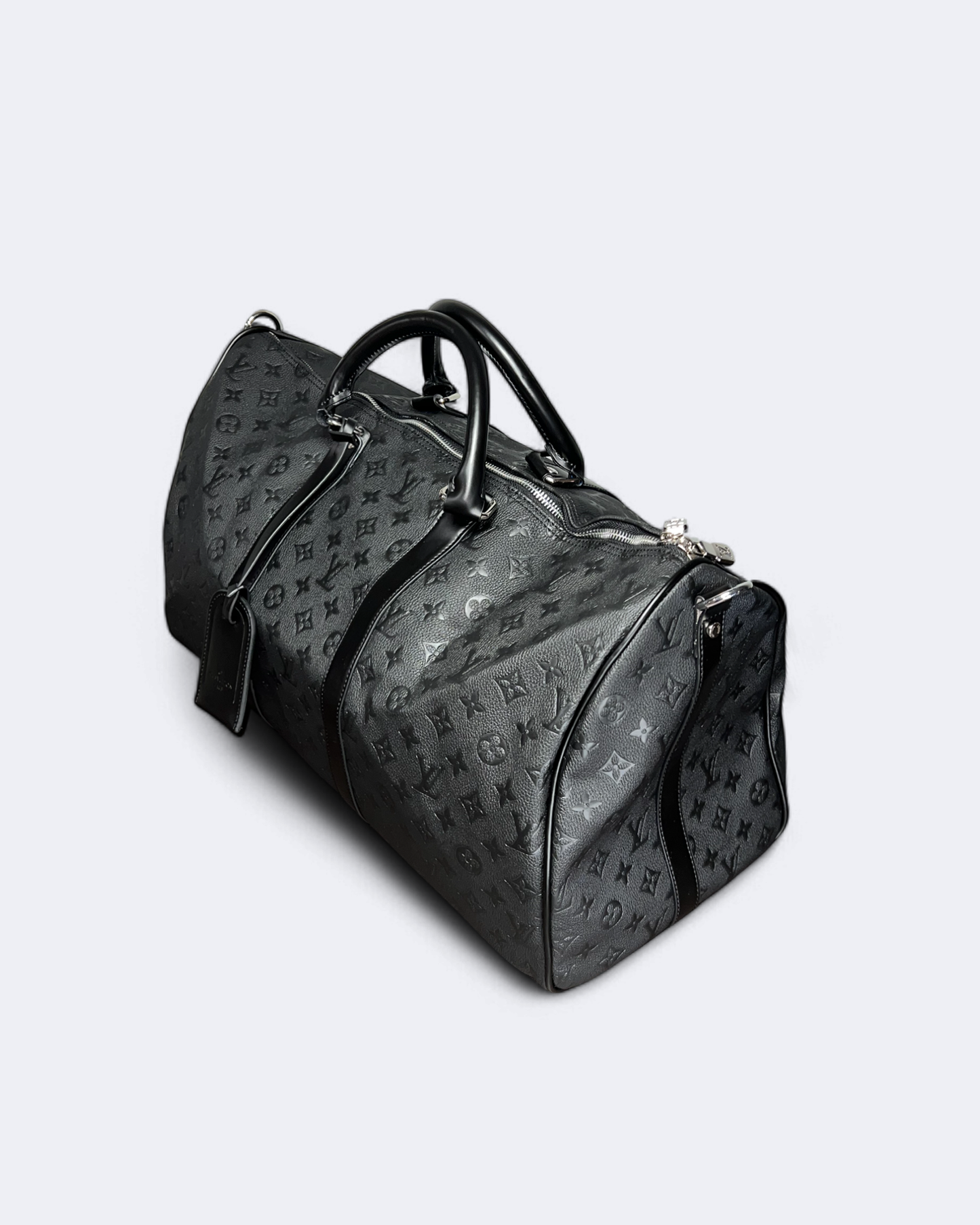 Louis Vuitton - LV Pattern Embossed Duffle Bag - Black