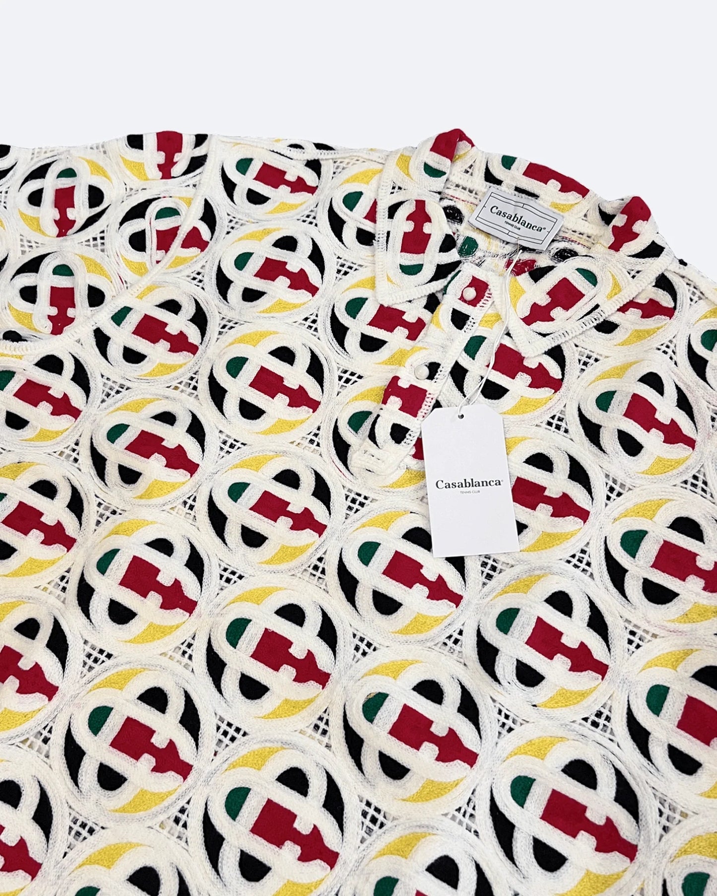 Casablanca - CC Pattern Polo Shirt