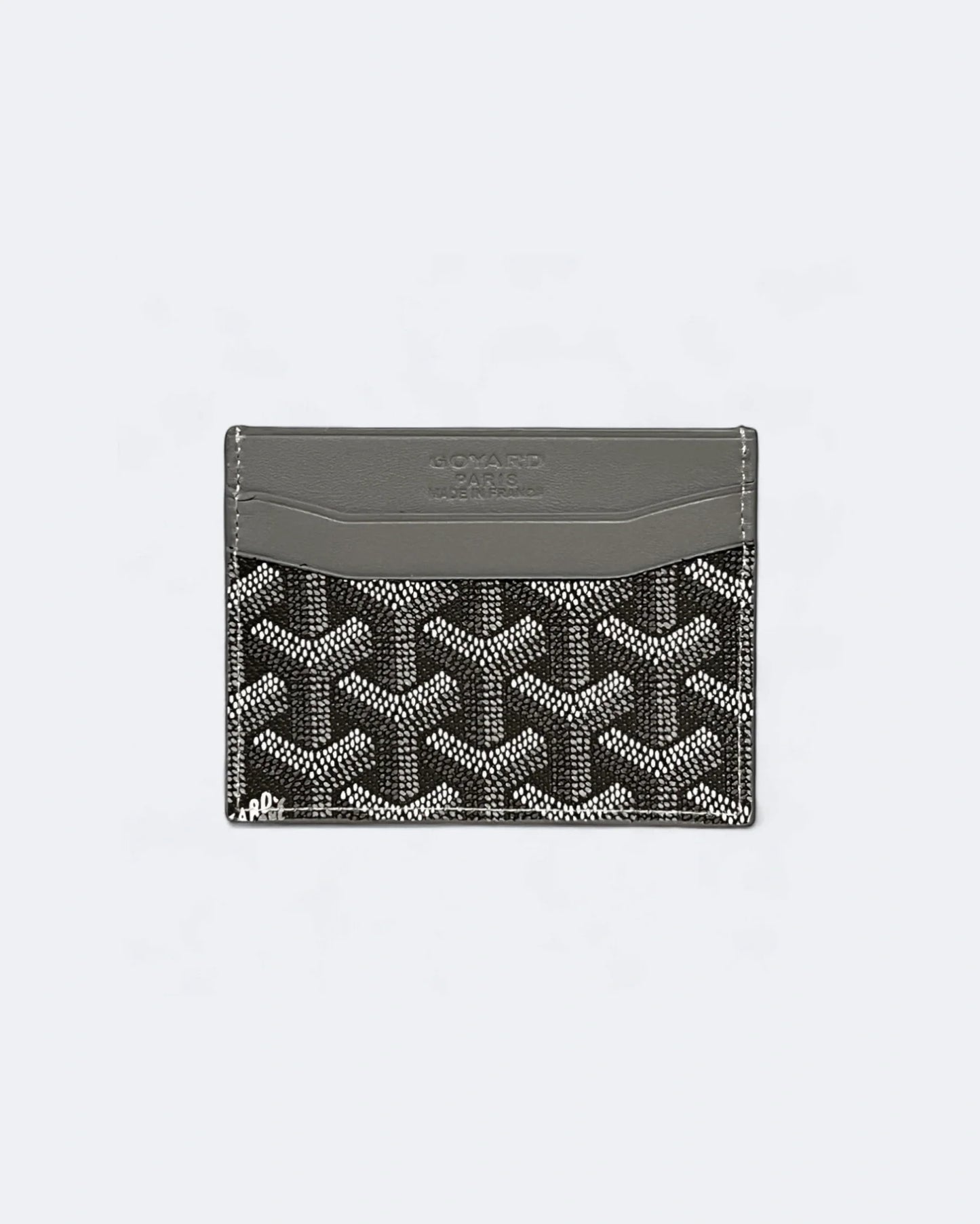 Goyard Pattern Cardholder - Light Gray