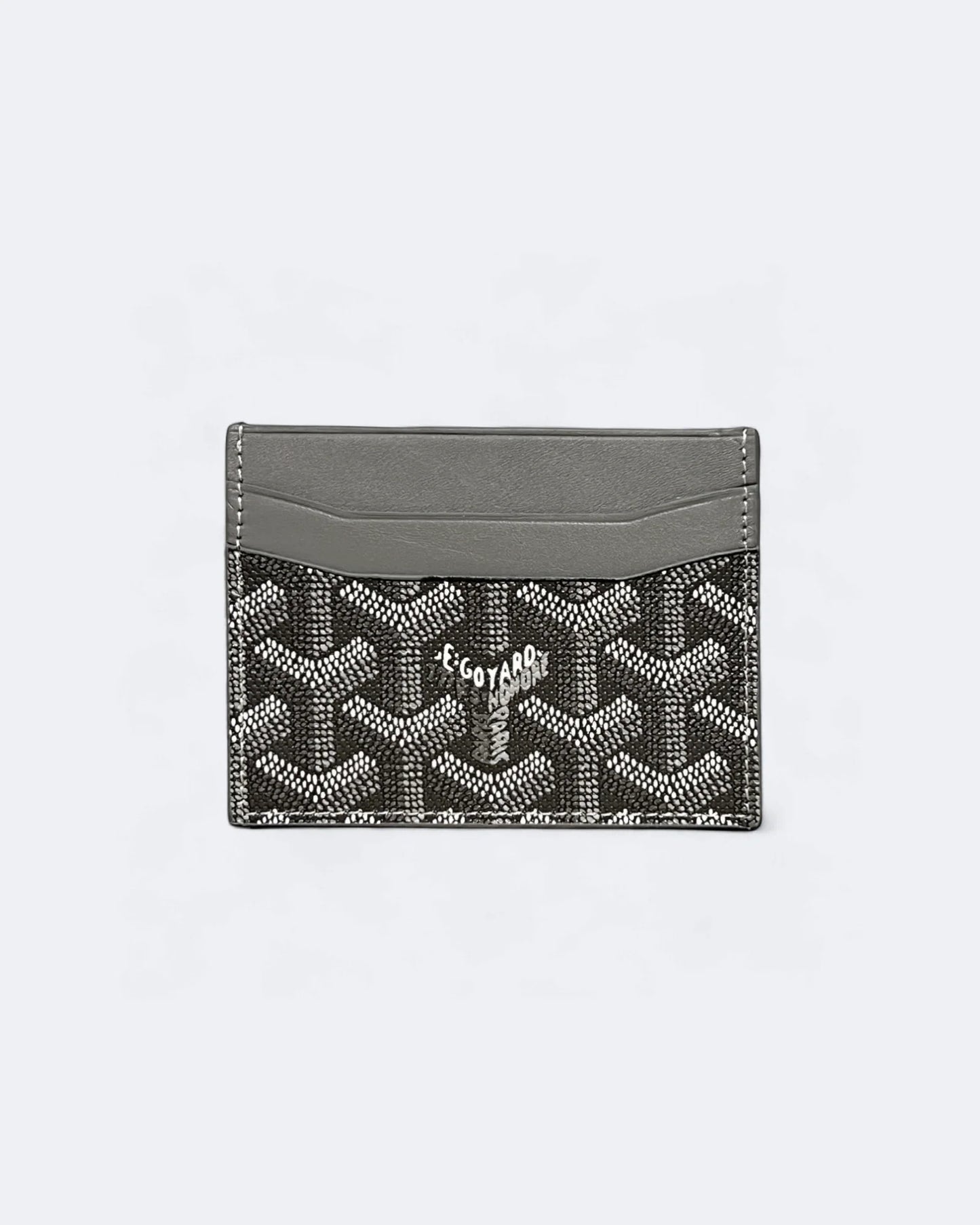Goyard Pattern Cardholder - Light Gray