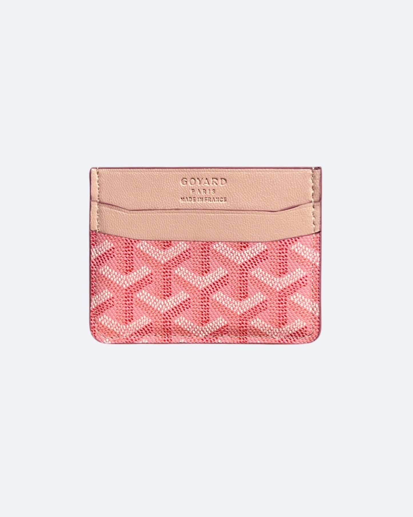 Goyard Pattern Cardholder - Pink
