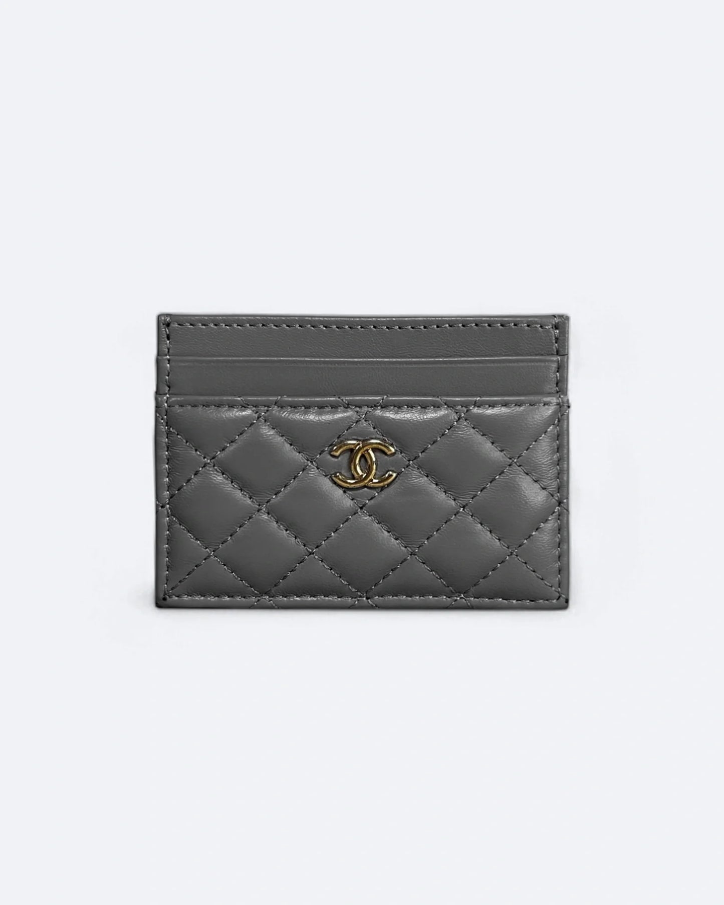 Chanel - Puffy Cardholder - Gray