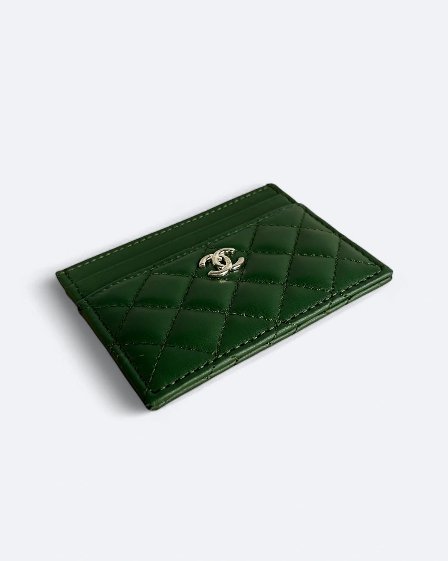 Chanel - Puffy Cardholder - Green