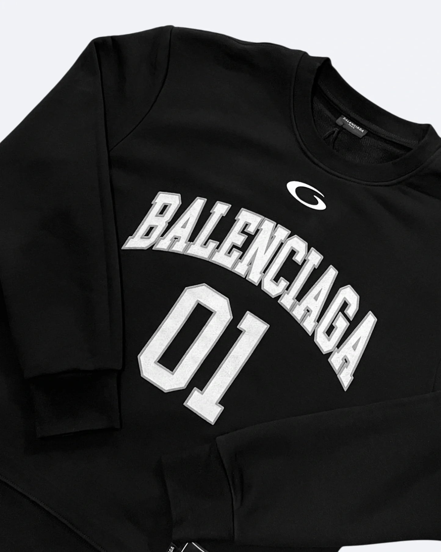 Balenciaga - 01 College Logo Sweatshirt - Black