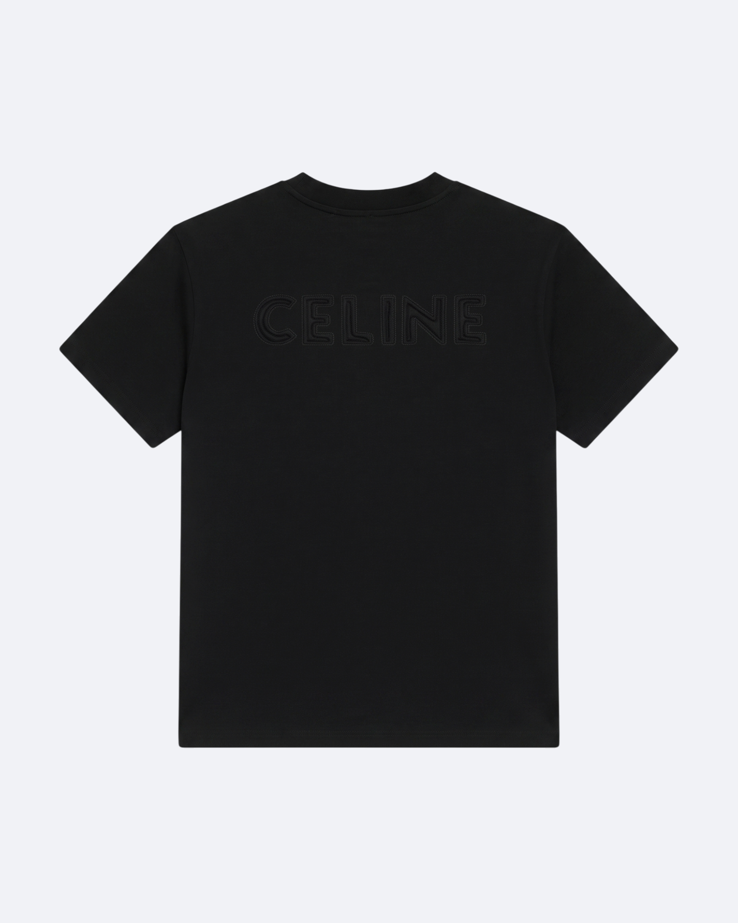 Celine - Applique Logo T-Shirt - Black