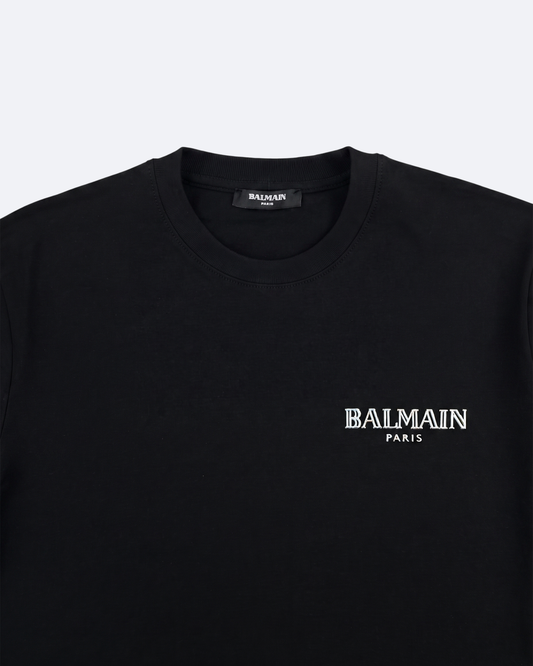 Balmain - Embossed Logo T-Shirt - Black