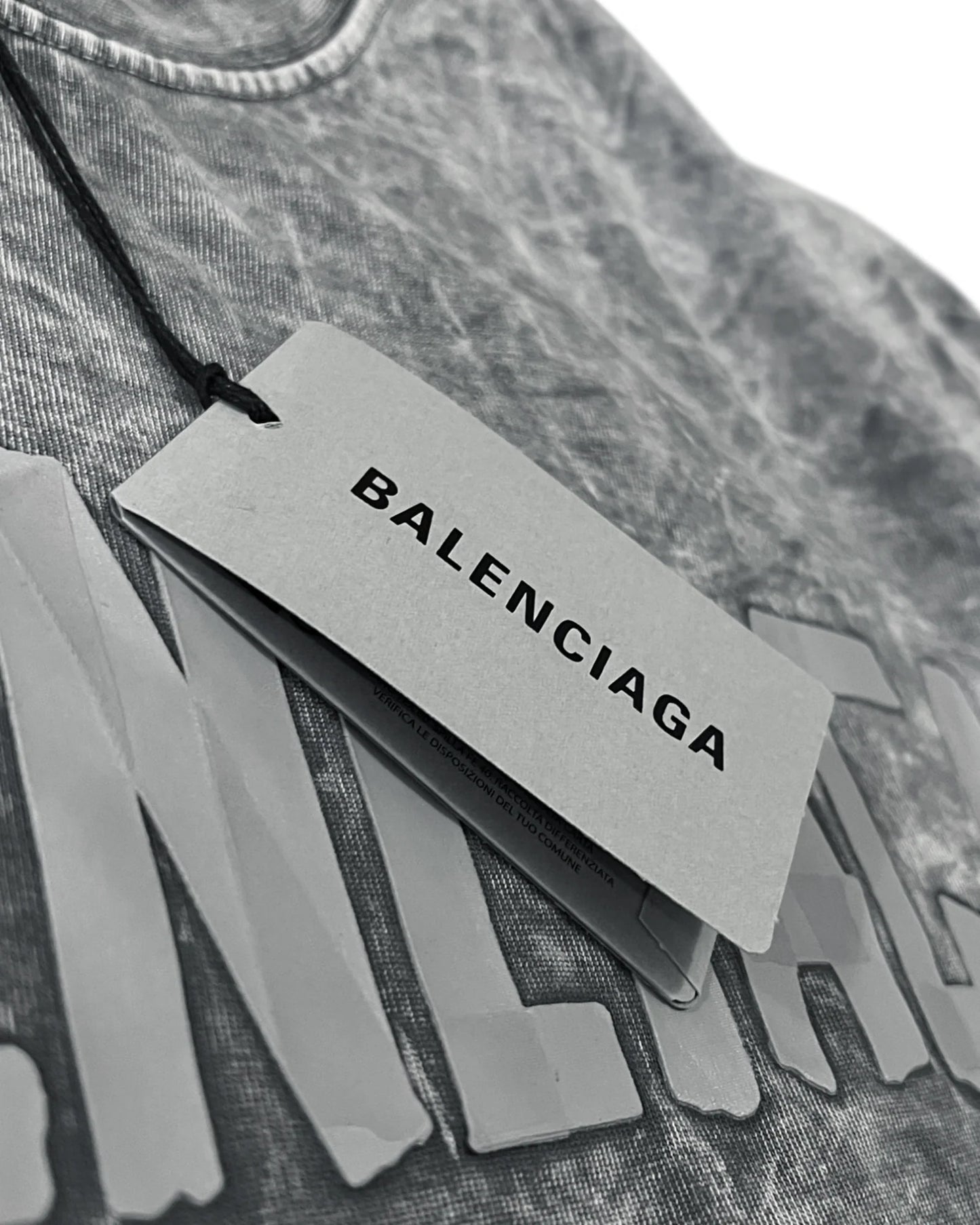 Balenciaga - Tape Logo Summer Set - Gray