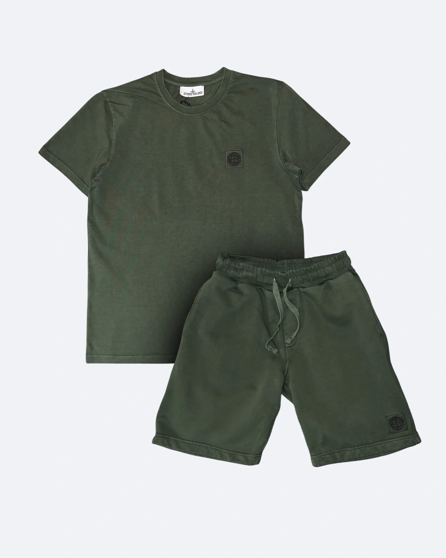 Stone Island - Patch Logo Summer Set - Dark Green