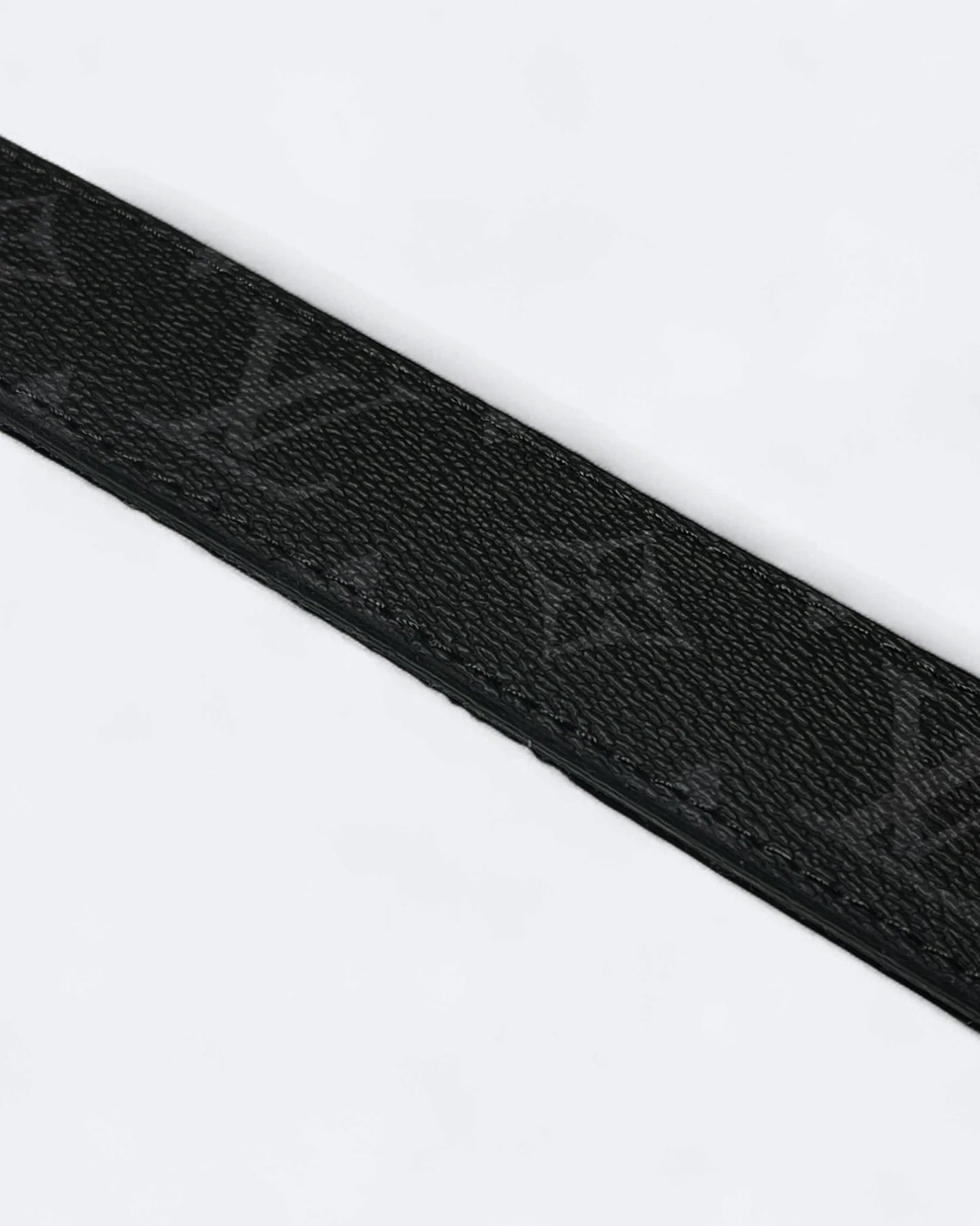 Louis Vuitton - LV Black Pattern Belt - Black