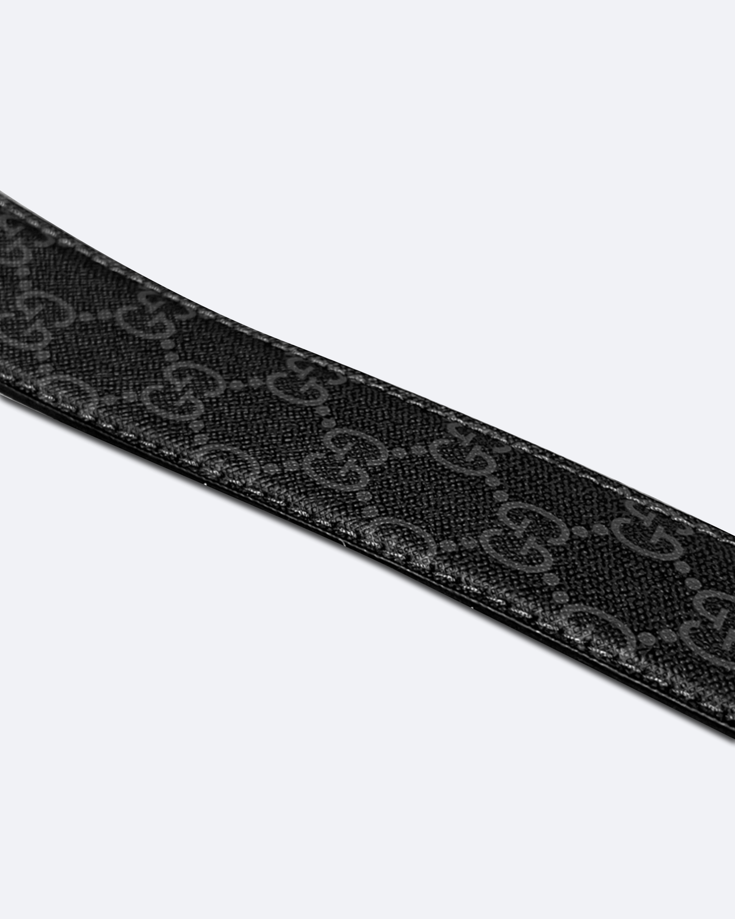 Gucci - GG Pattern Belt - Black