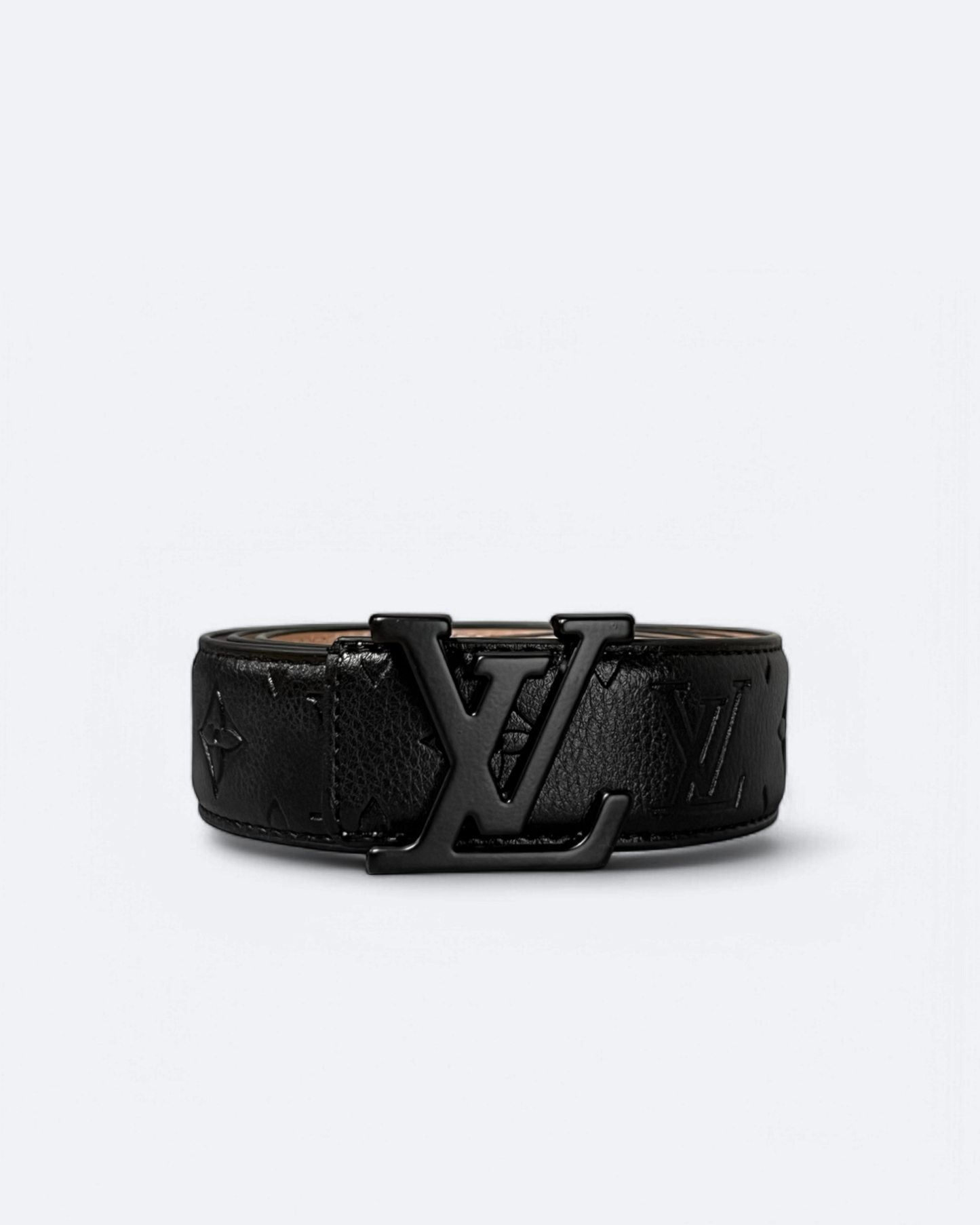 Louis Vuitton - LV Embossed Pattern Belt - Black