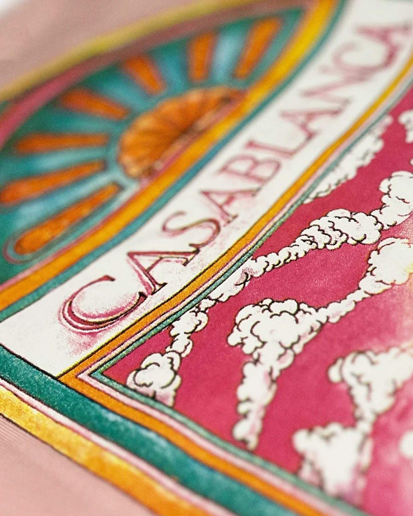 Casablanca - Conch Print T-Shirt - Pink