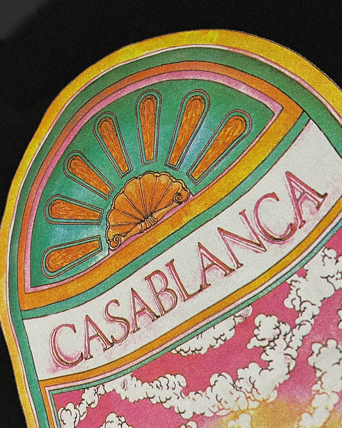 Casablanca - Conch Print T-Shirt - Black