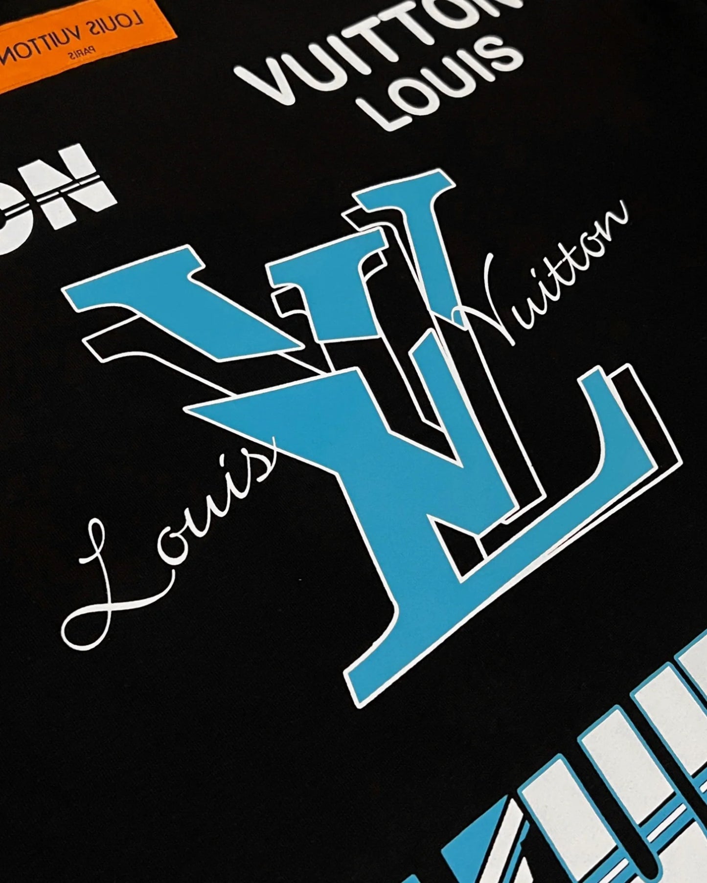 Louis Vuitton - Multi Logo Graphic T-Shirt - Black