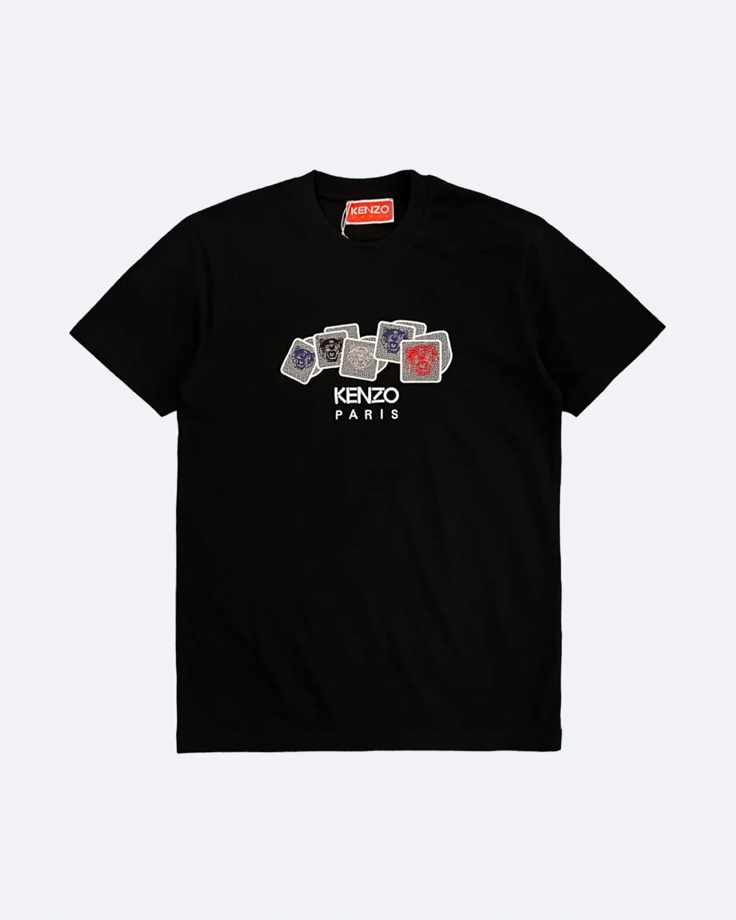 Kenzo - Tiger Cubes Embroidery T-Shirt - Black