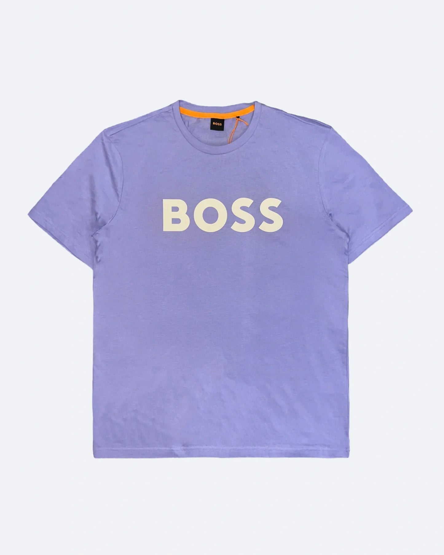 BOSS - Logo Print T-Shirt - Purple