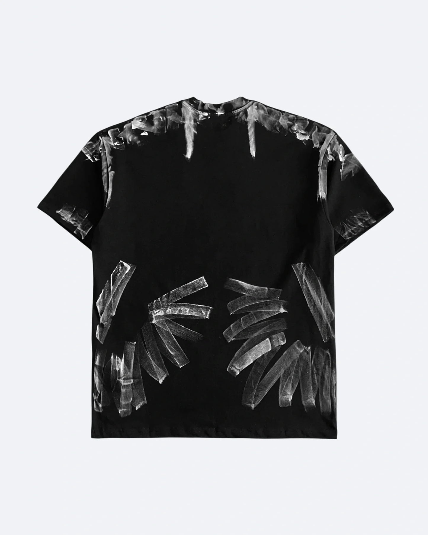 Balenciaga - Paint Brush Logo T-Shirt - Black