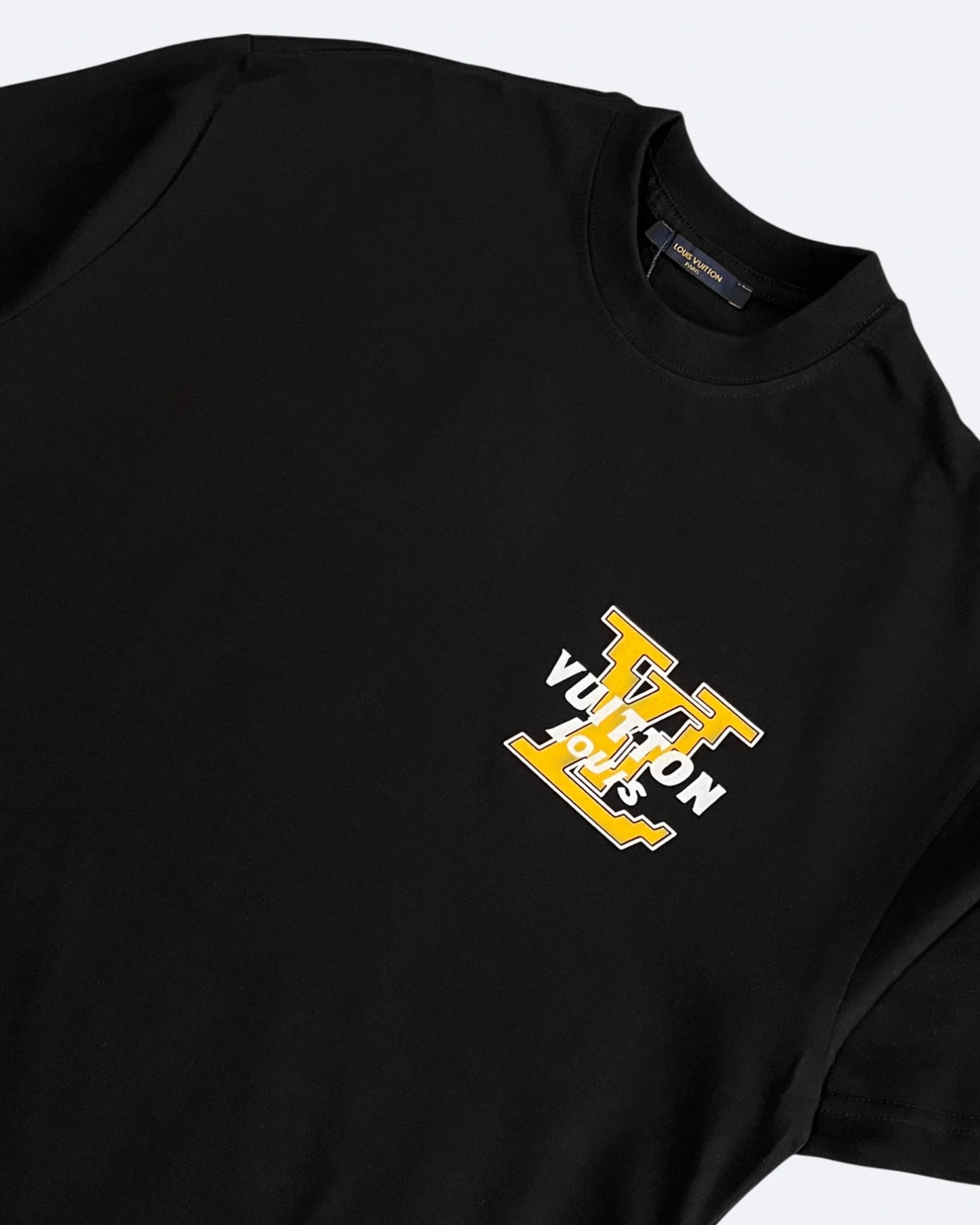 Louis Vuitton - LV Pixel Monogram Logo T-Shirt - Black