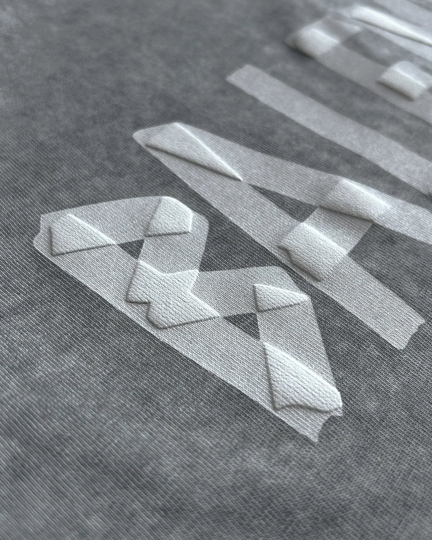 Balenciaga - White Tape T-Shirt - Gray