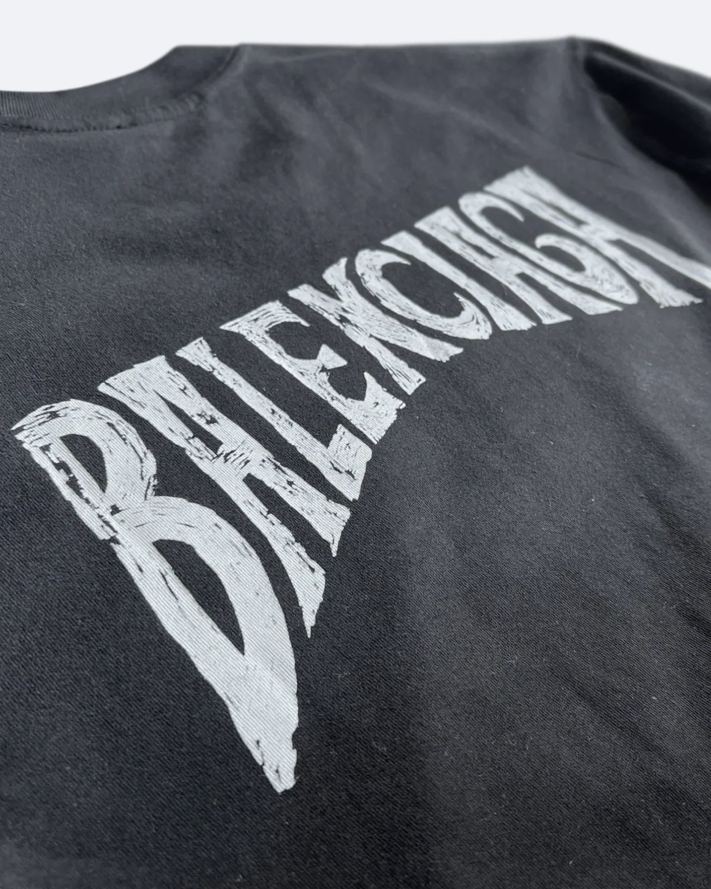 Balenciaga - Hellcurve Logo T-Shirt - Faded Black
