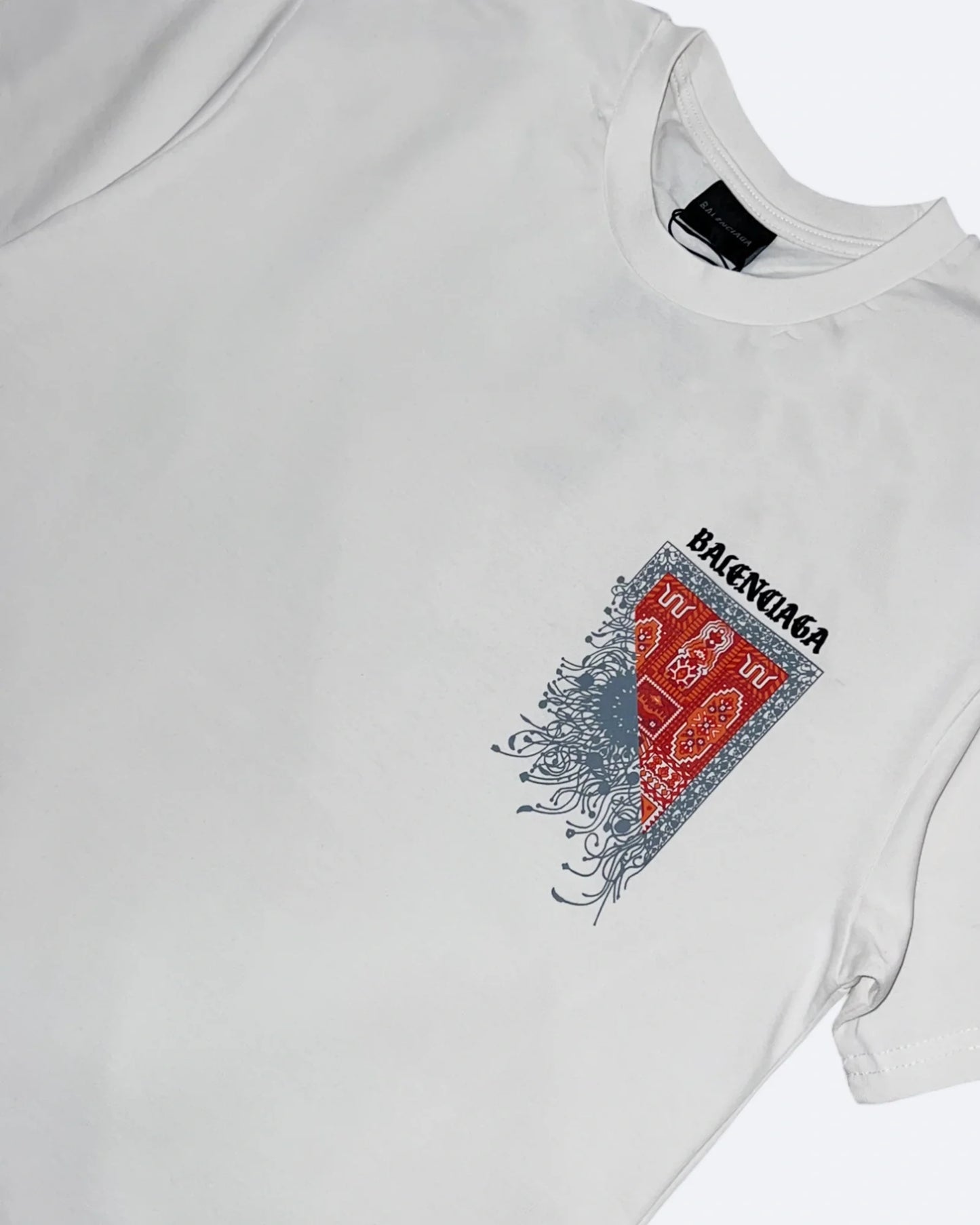 Balenciaga - Red Bandana T-Shirt - White