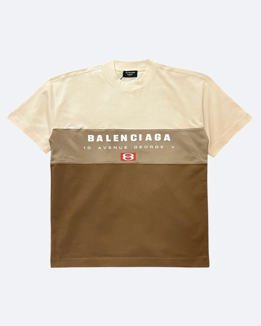 Balenciaga - Three-Piece T-Shirt - Beige/Brown