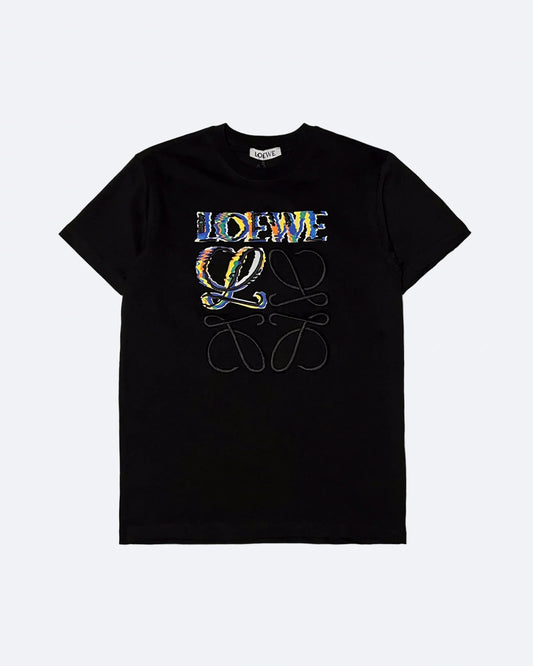 Loewe - Color Leak Logo Embroidery - Black