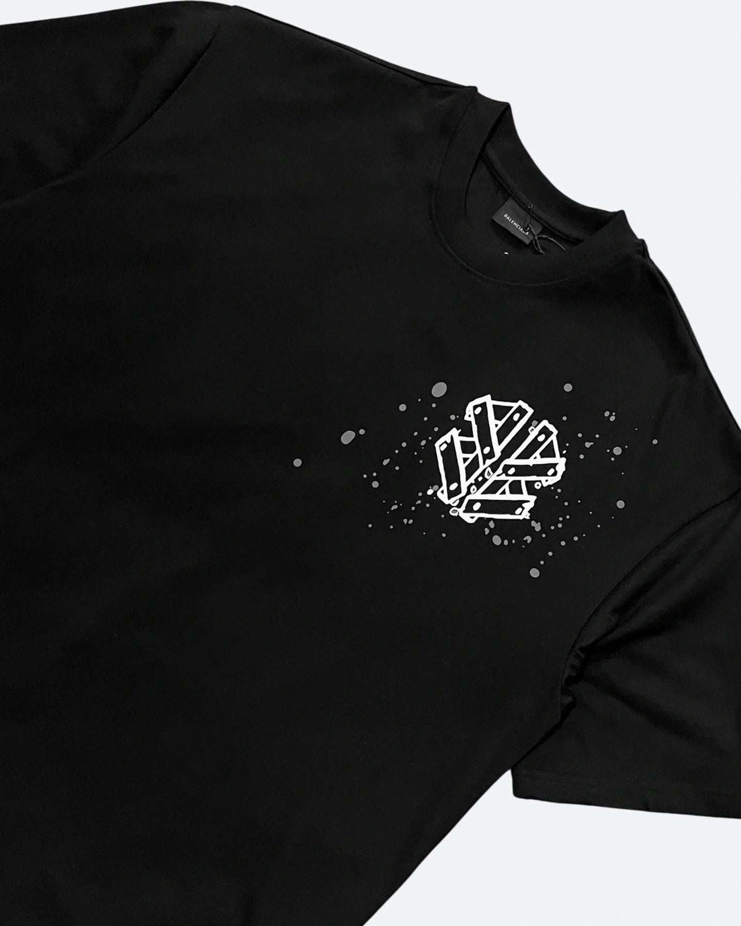 Balenciaga - Plank Logo T-Shirt - Black