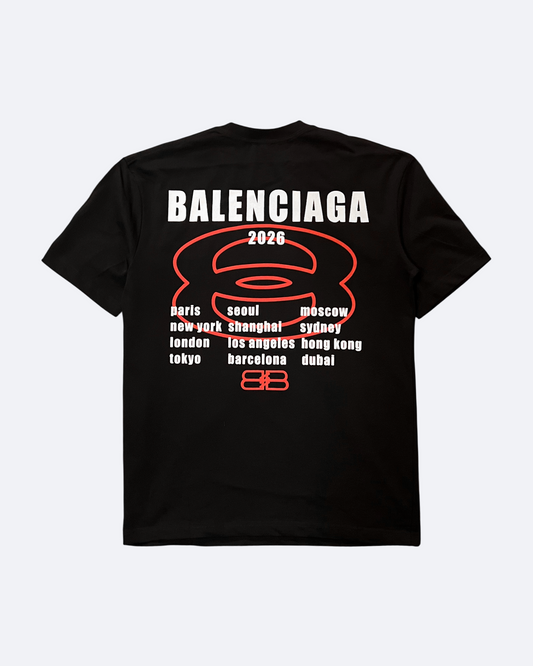 Balenciaga - 2026 Tour T-Shirt - Black