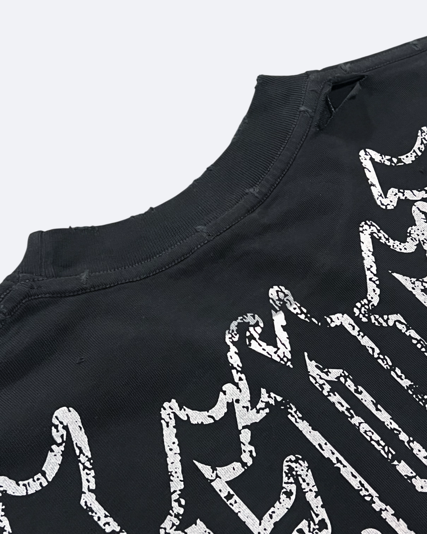 Balenciaga - Metal Back Logo T-Shirt - Washed Black