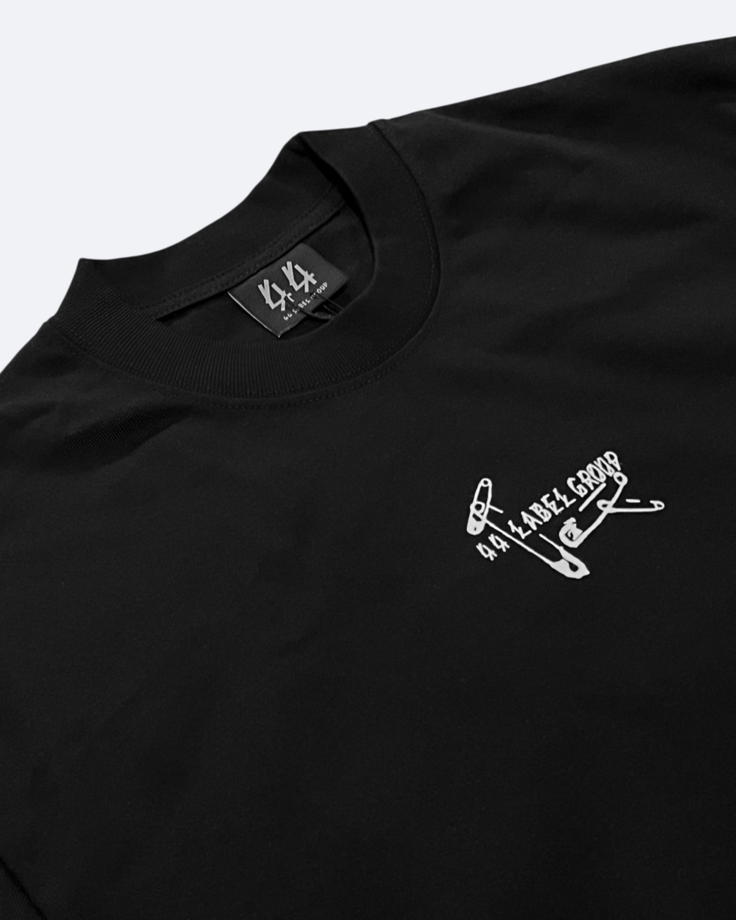 44 Label Group - Safety Pin Logo T-Shirt - Black