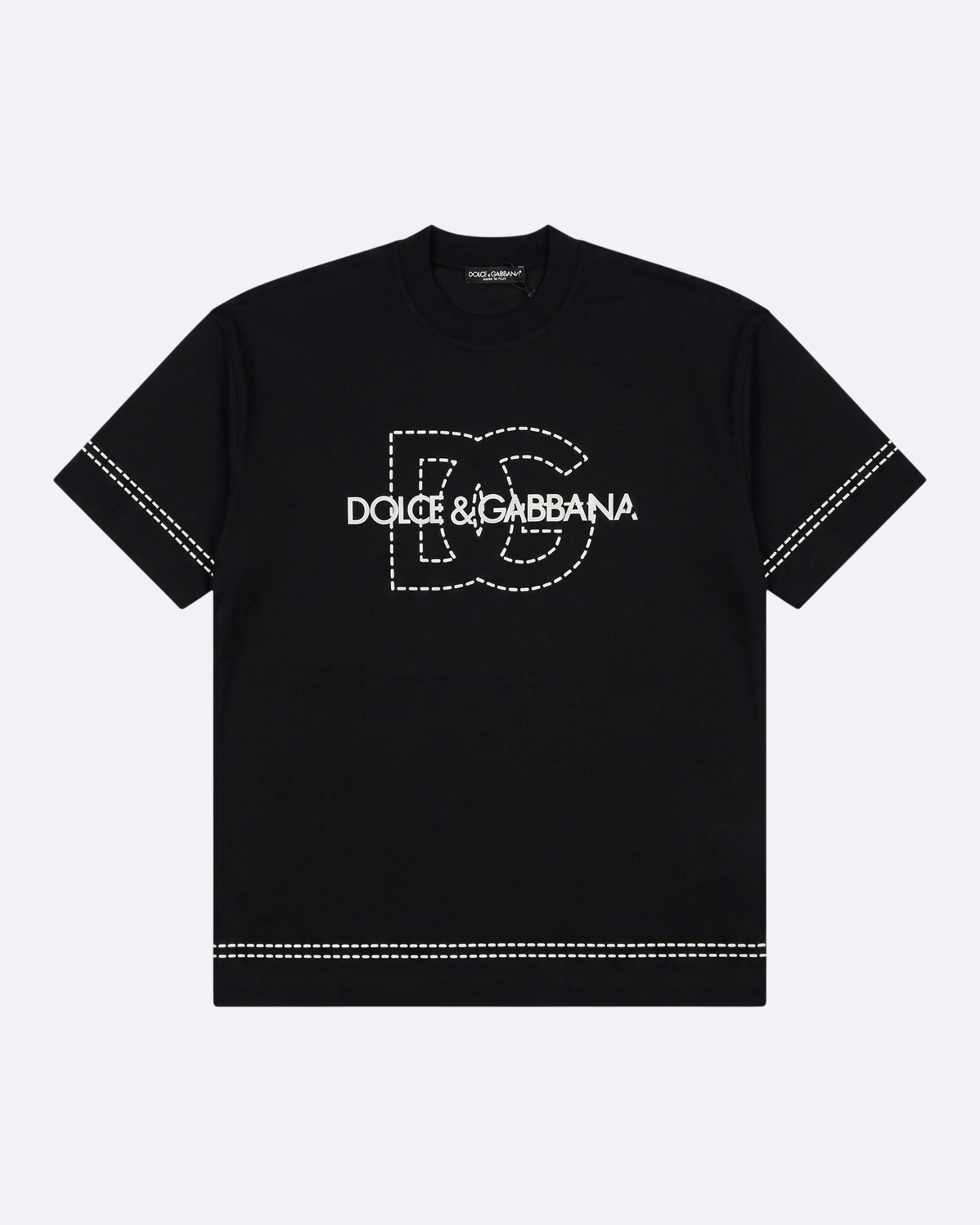 Dolce & Gabbana - Dashed Logo T-Shirt - Black