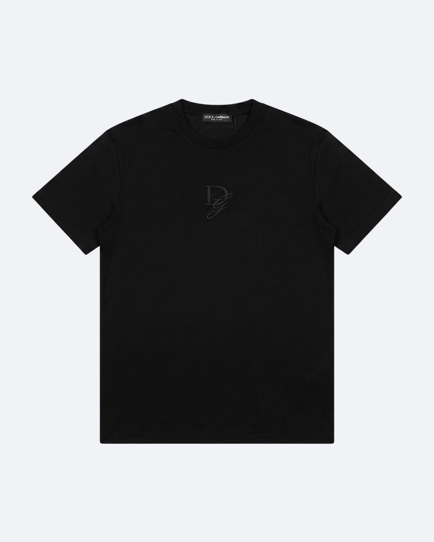 Dolce & Gabbana - Monogram Embroidery T-Shirt - Black