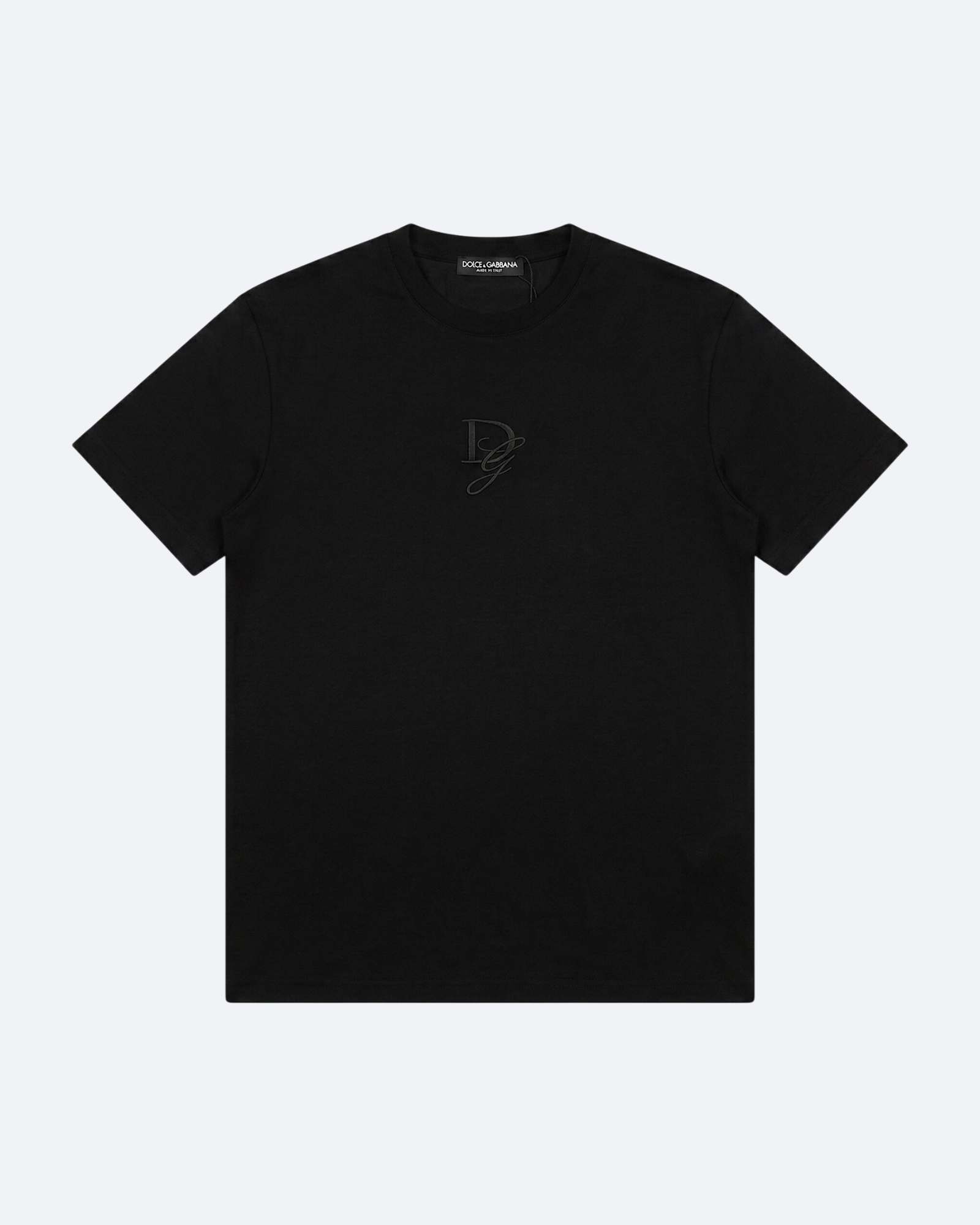 Dolce & Gabbana - Monogram Embroidery T-Shirt - Black