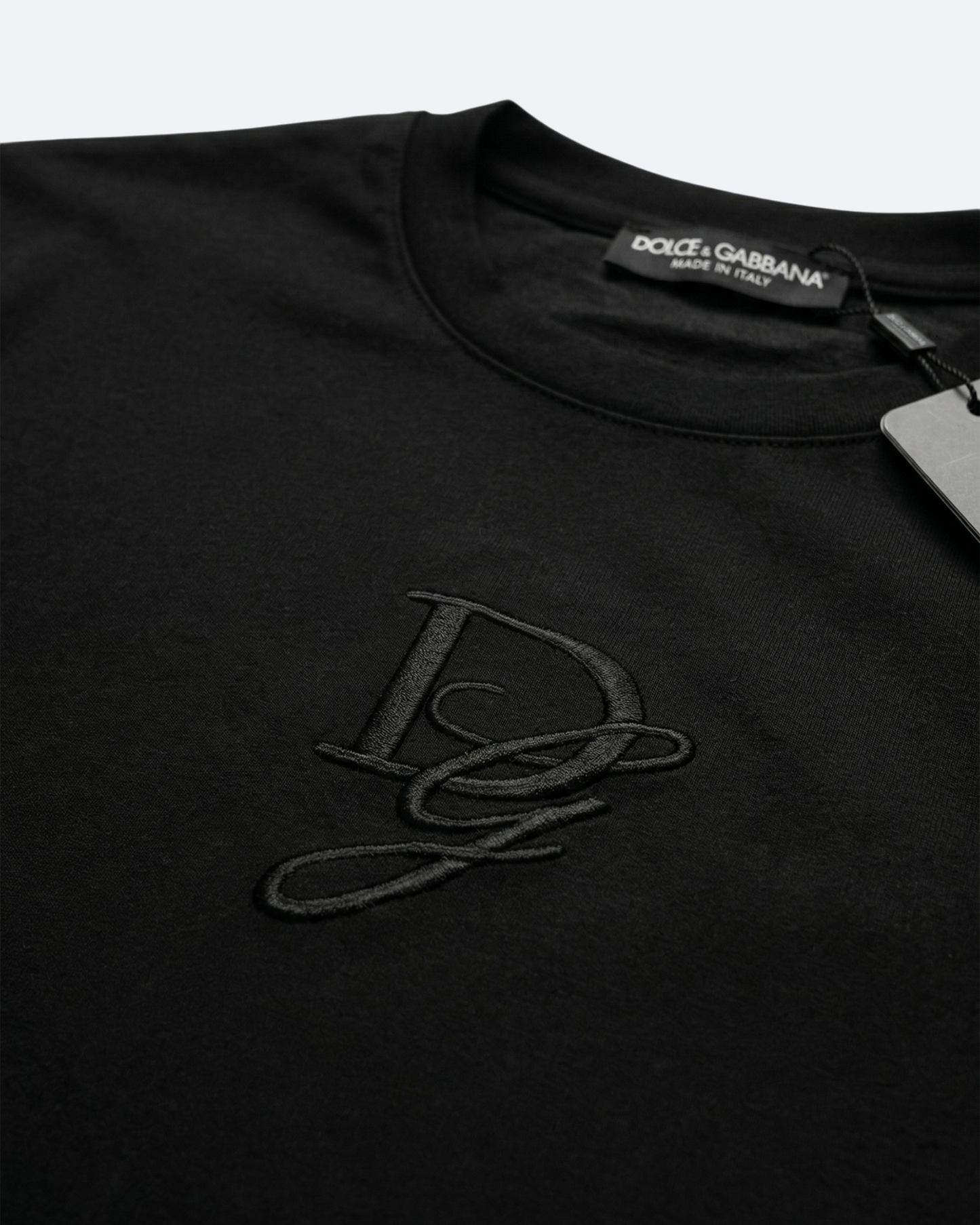 Dolce & Gabbana - Monogram Embroidery T-Shirt - Black