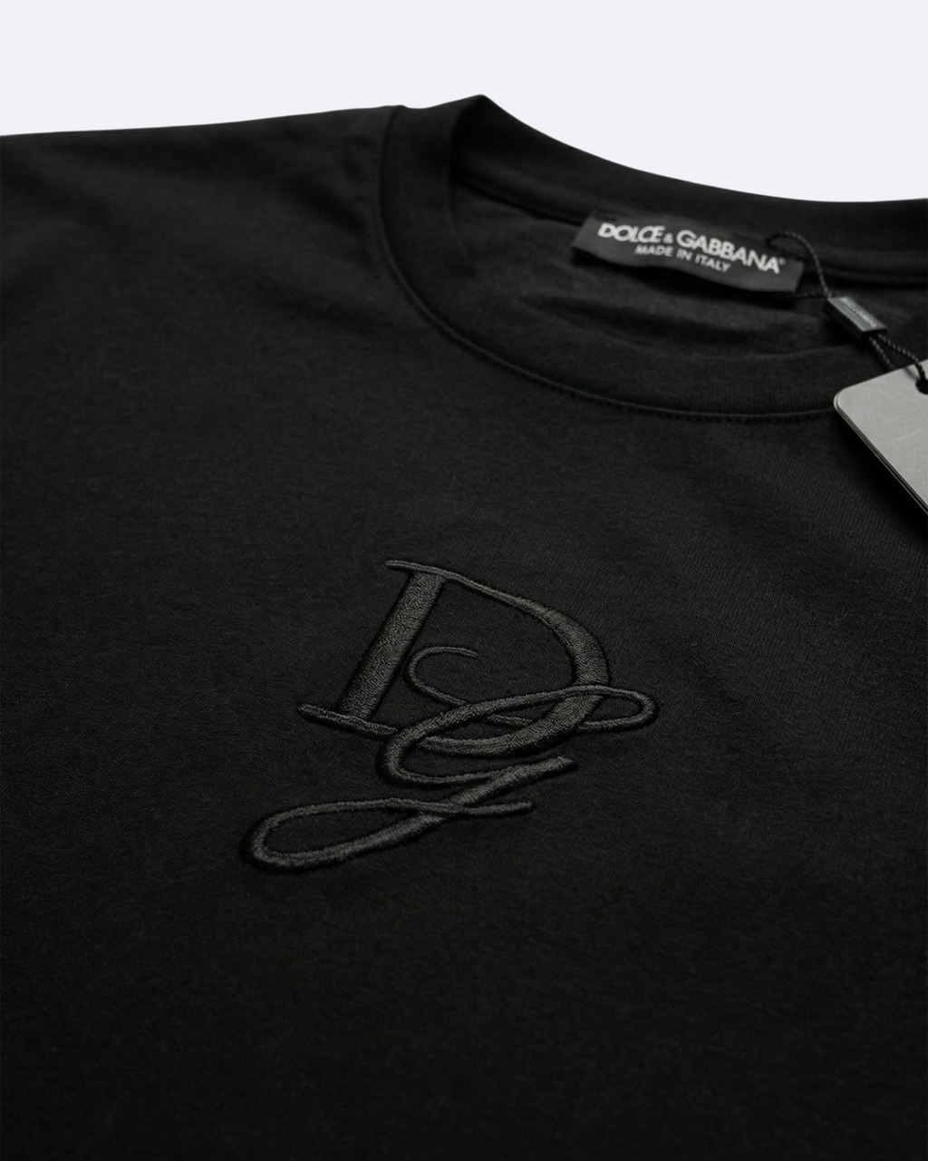 Dolce & Gabbana - Monogram Embroidery T-Shirt - Black
