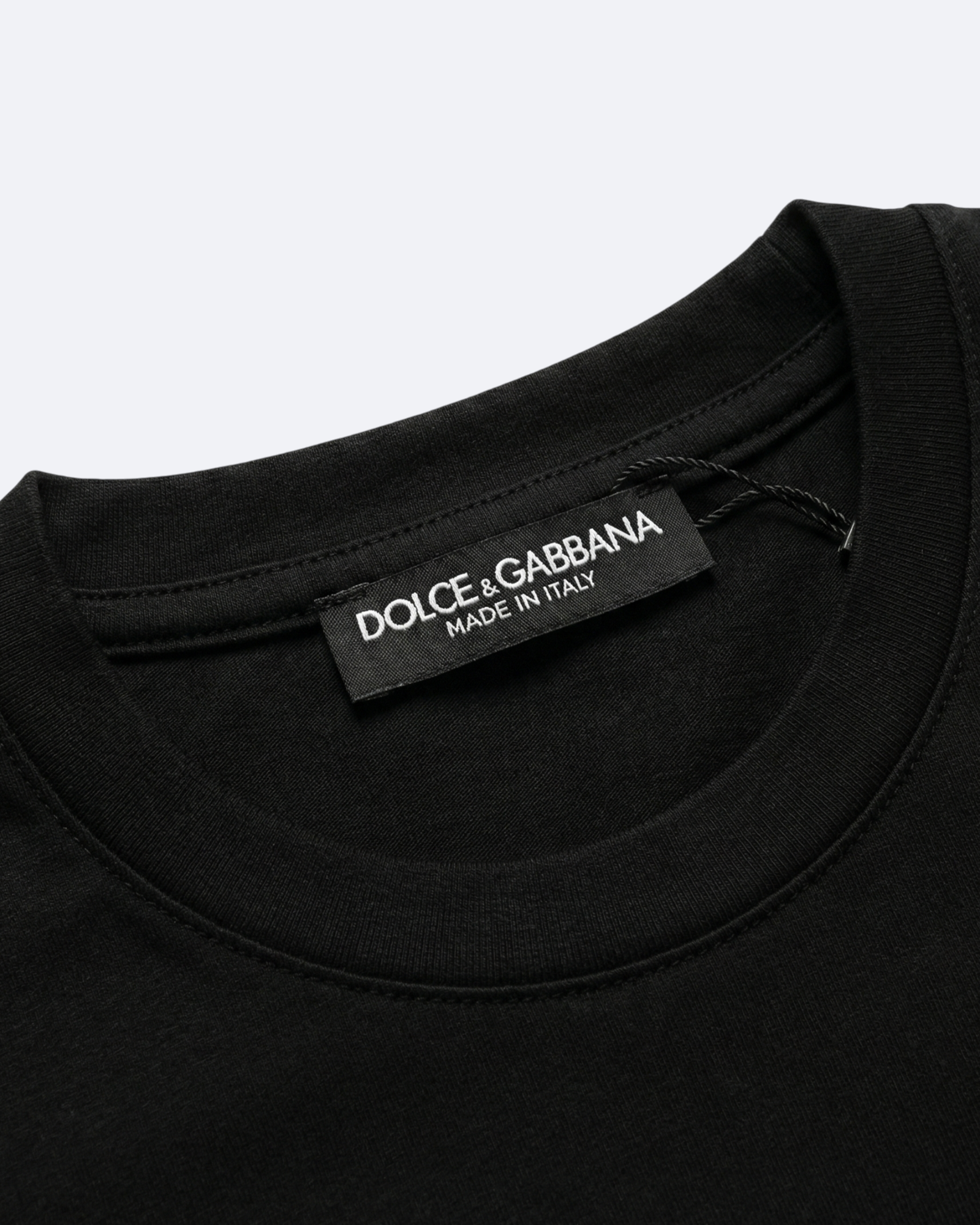 Dolce & Gabbana - Monogram Embroidery T-Shirt - Black