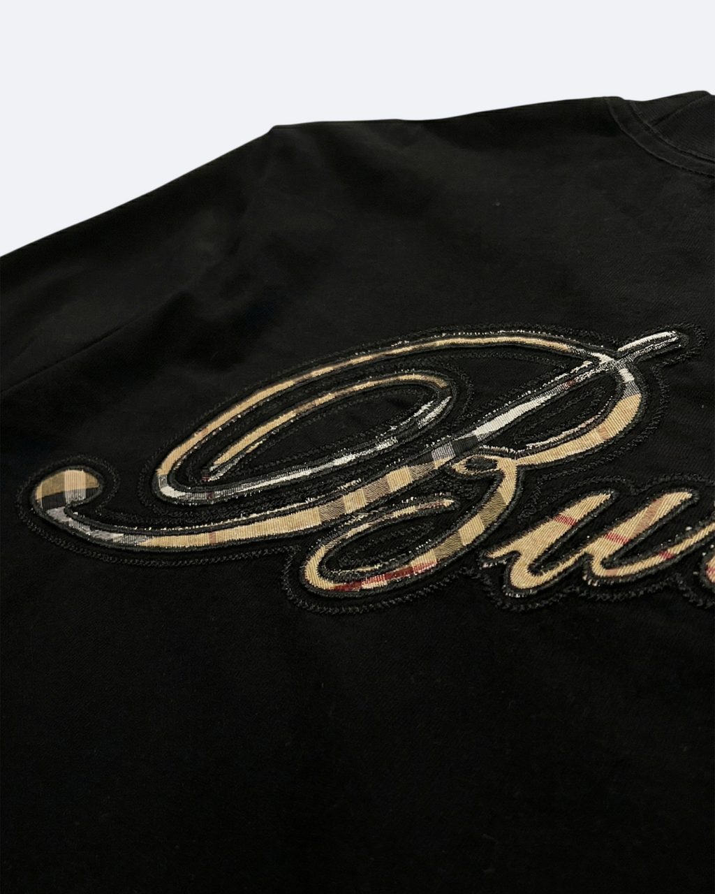 Burberry - Cursive Logotype T-Shirt - Black