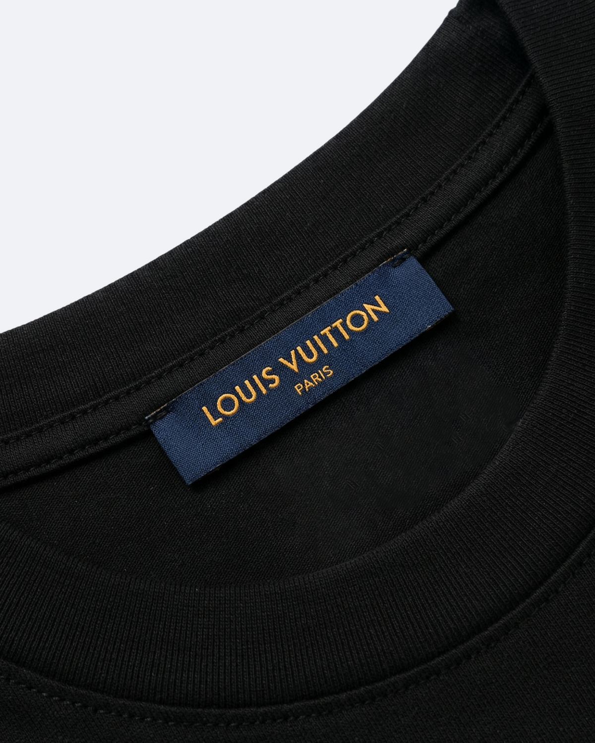LVTN - Marque Logo Embroidery T-Shirt - Black