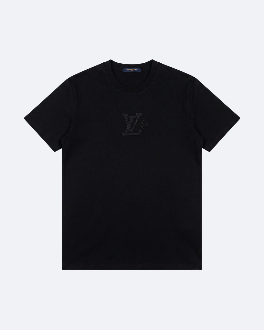 LVTN - Embroidery Cursive Logotype T-Shirt - Black