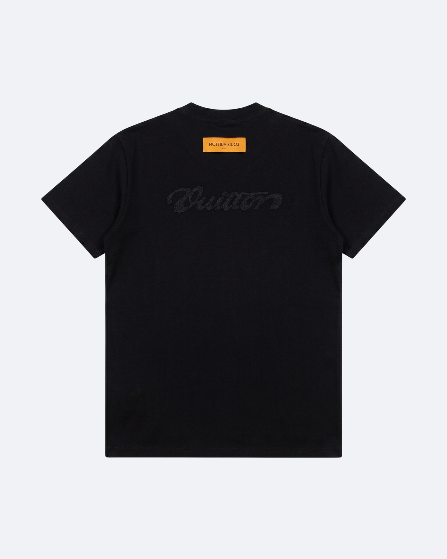 LVTN - Embroidery Cursive Logotype T-Shirt - Black