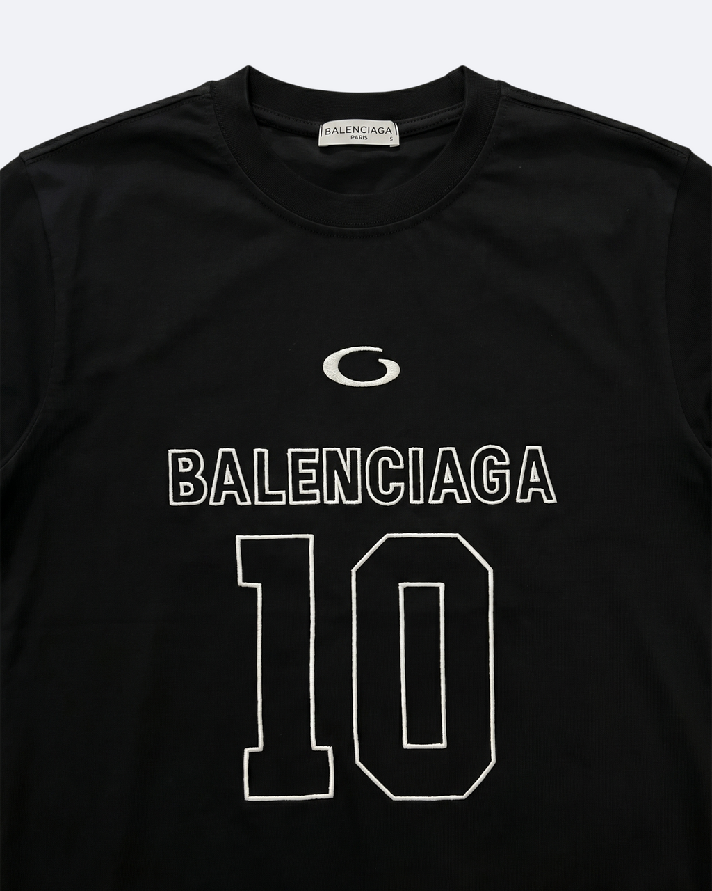 Balenciaga x NBA - Logo Embroidery T-Shirt - Black