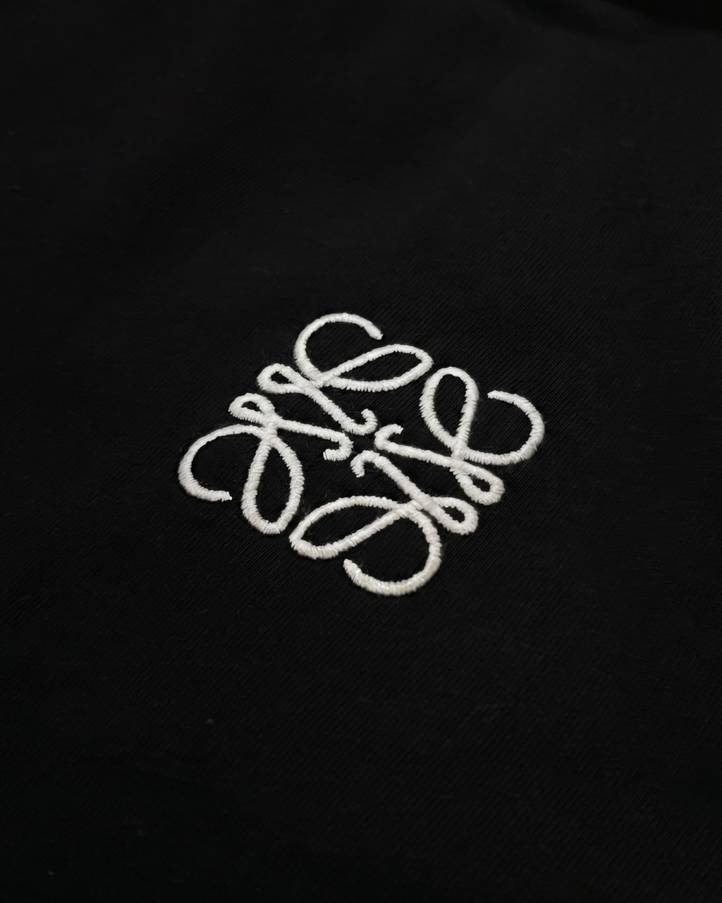 Loewe - Logo Embroidery T-Shirt - Black