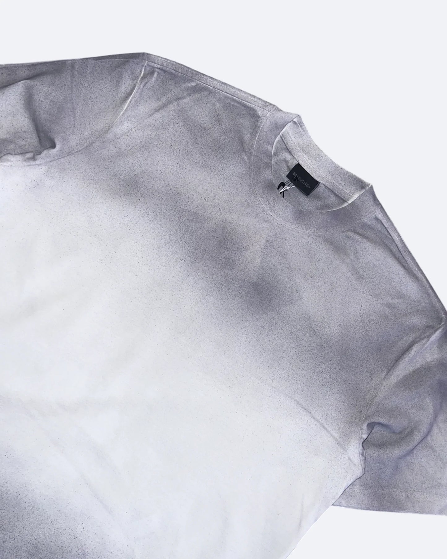 Balenciaga - Metal Logo Oversized T-Shirt - Light Gray