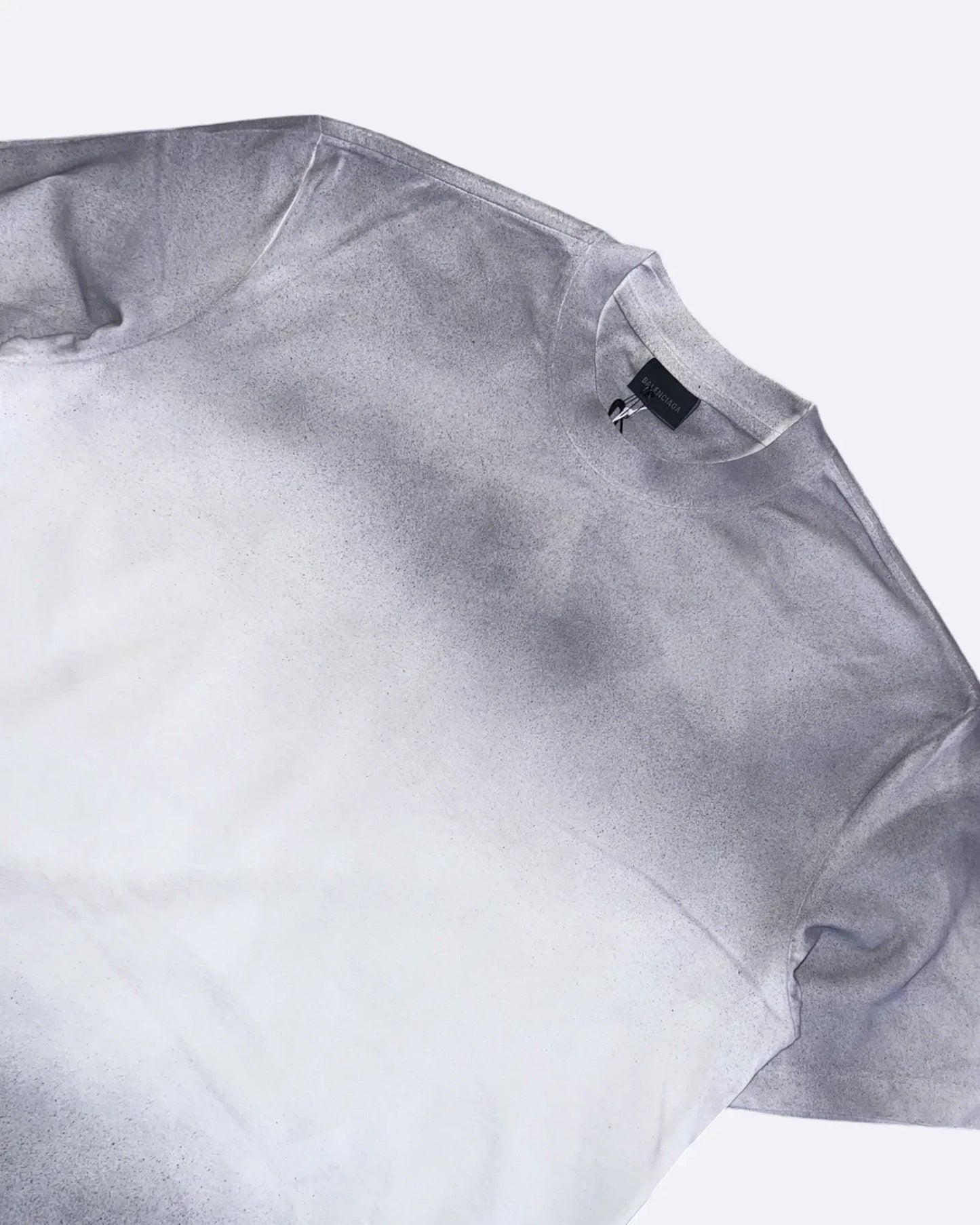 Balenciaga - Metal Logo Oversized T-Shirt - Light Gray